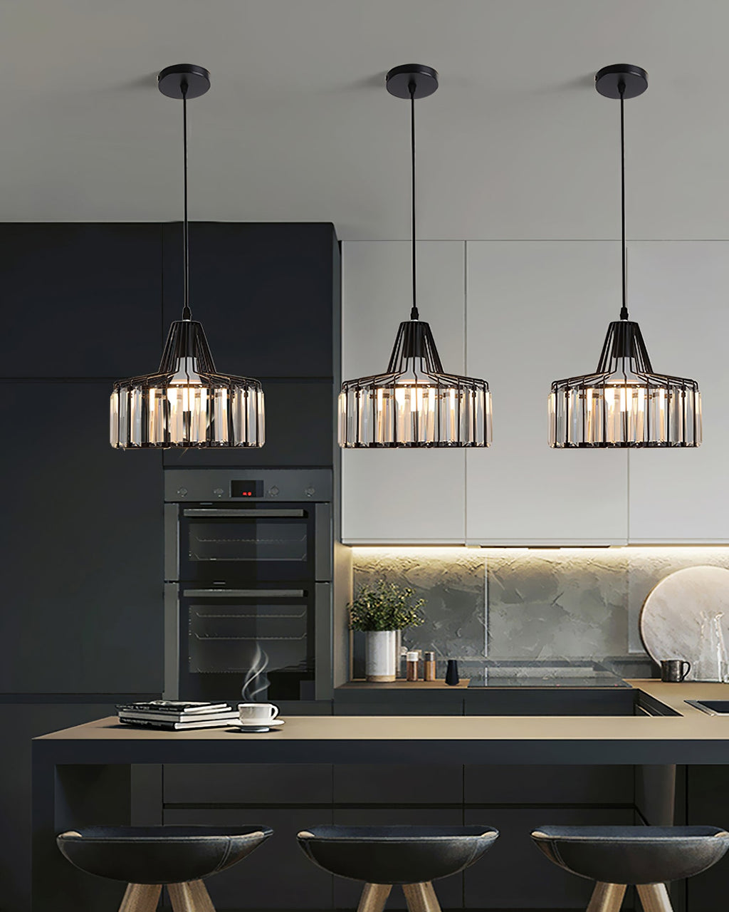 WINTHROP CRYSTAL DROPLET HANGING LIGHT