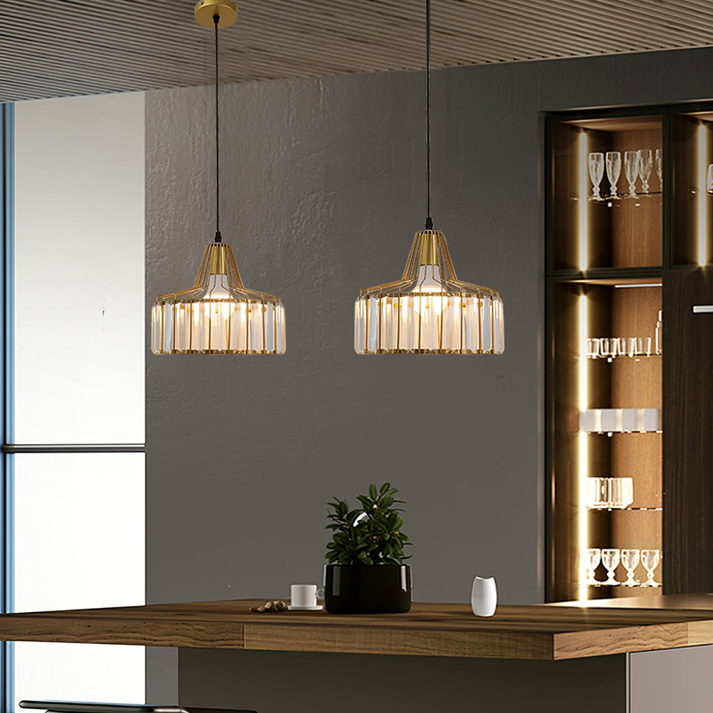 WINTHROP CRYSTAL DROPLET HANGING LIGHT