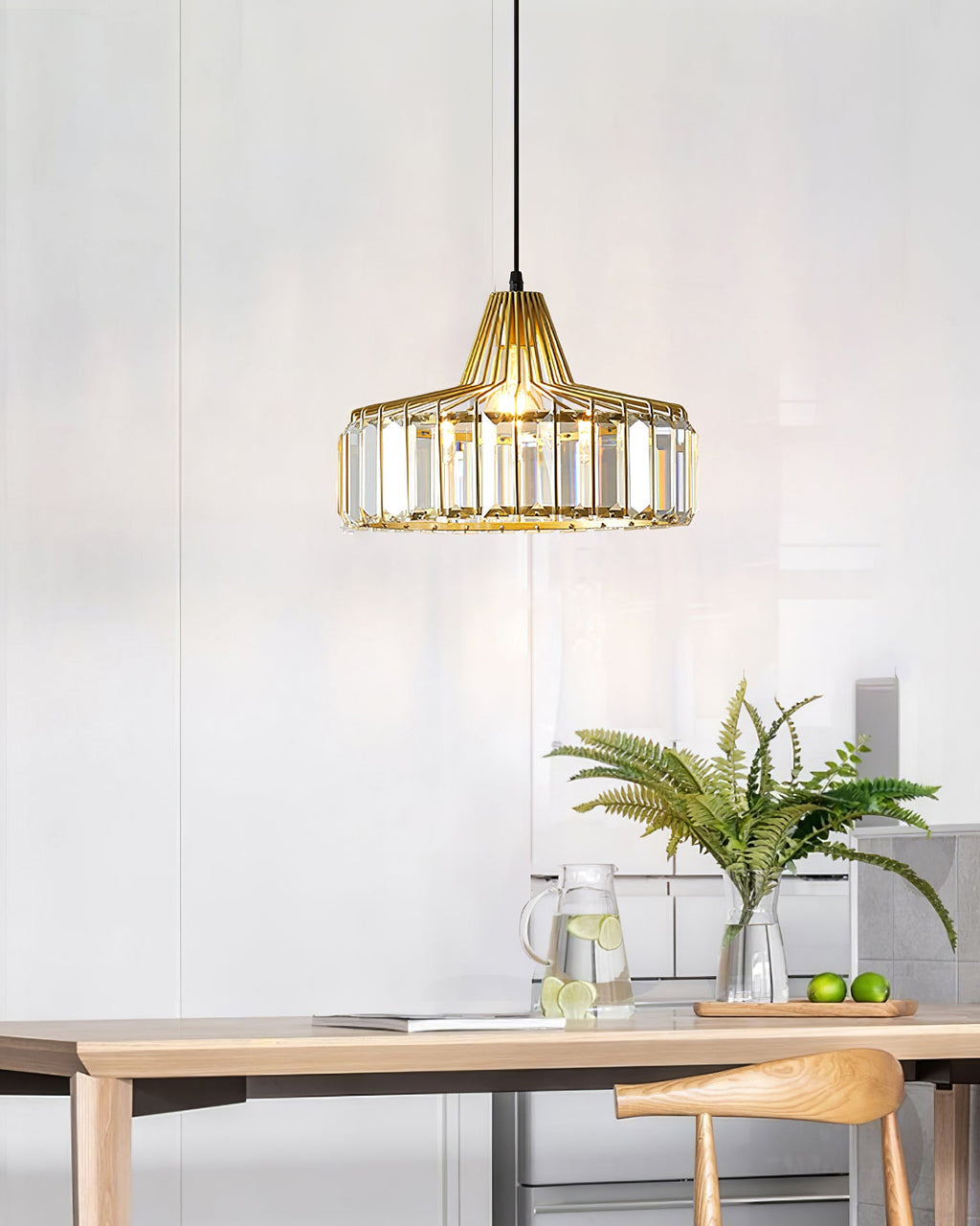 WINTHROP CRYSTAL DROPLET HANGING LIGHT