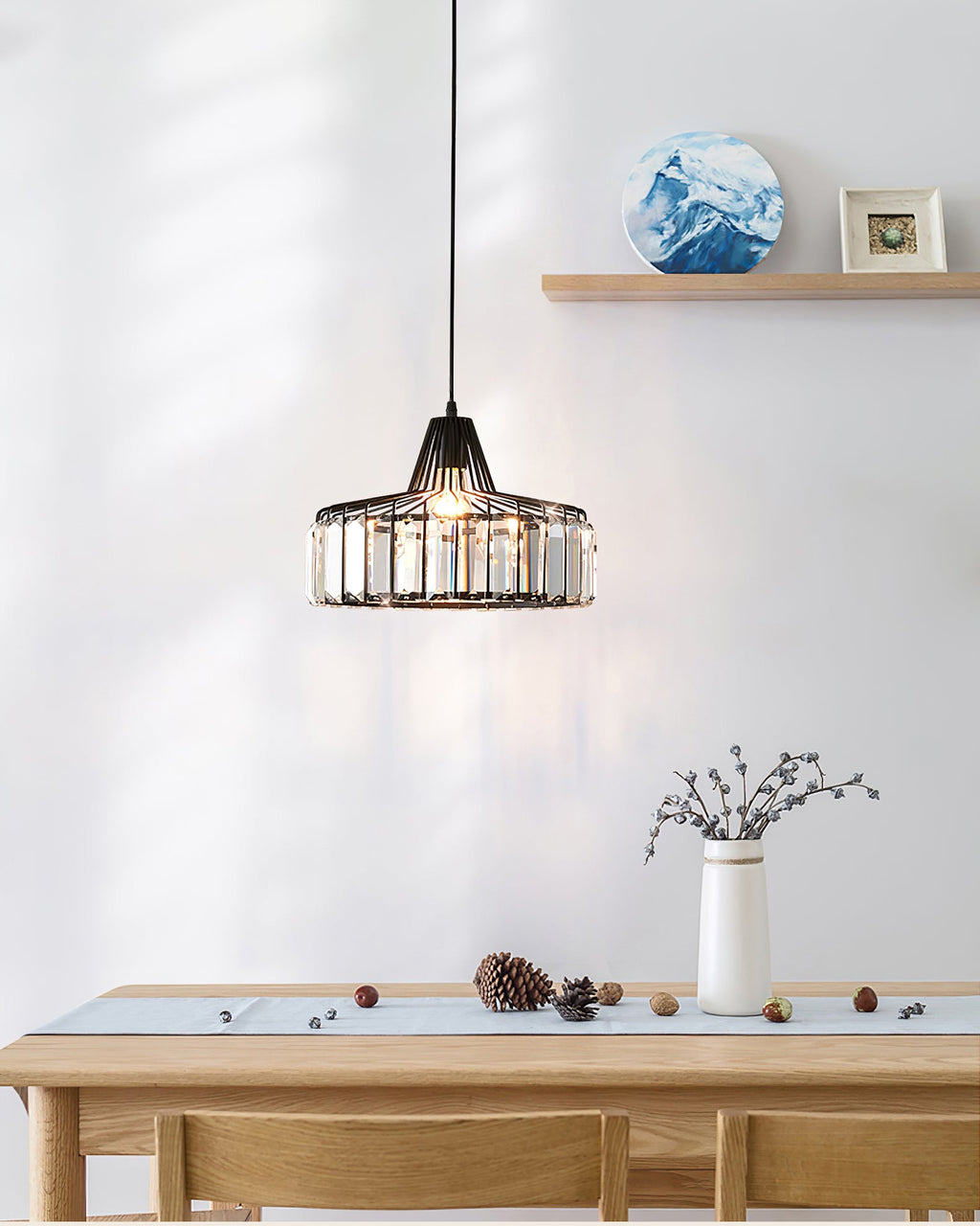 WINTHROP CRYSTAL DROPLET HANGING LIGHT