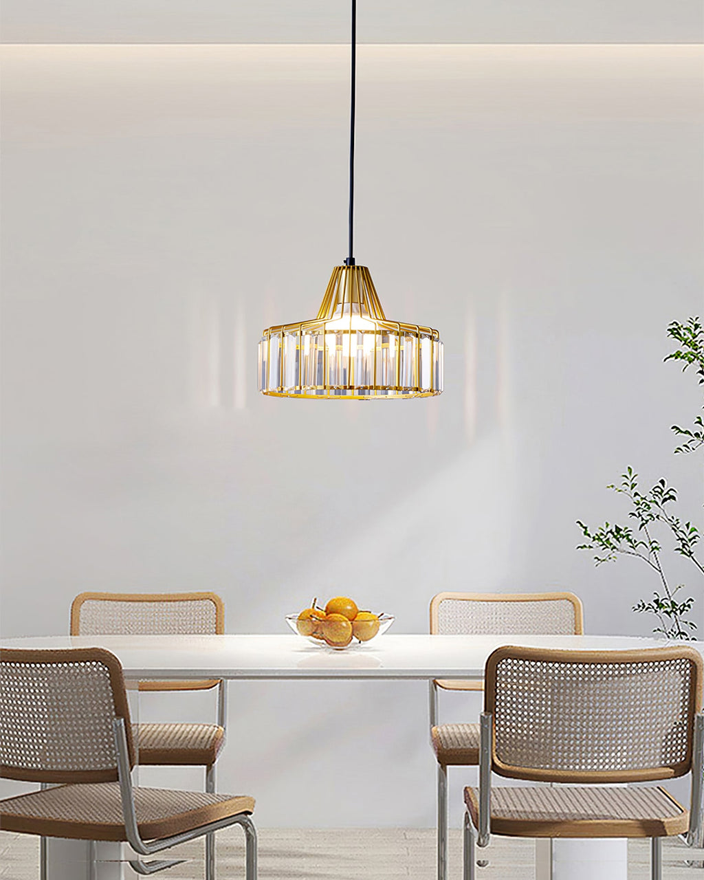 WINTHROP CRYSTAL DROPLET HANGING LIGHT