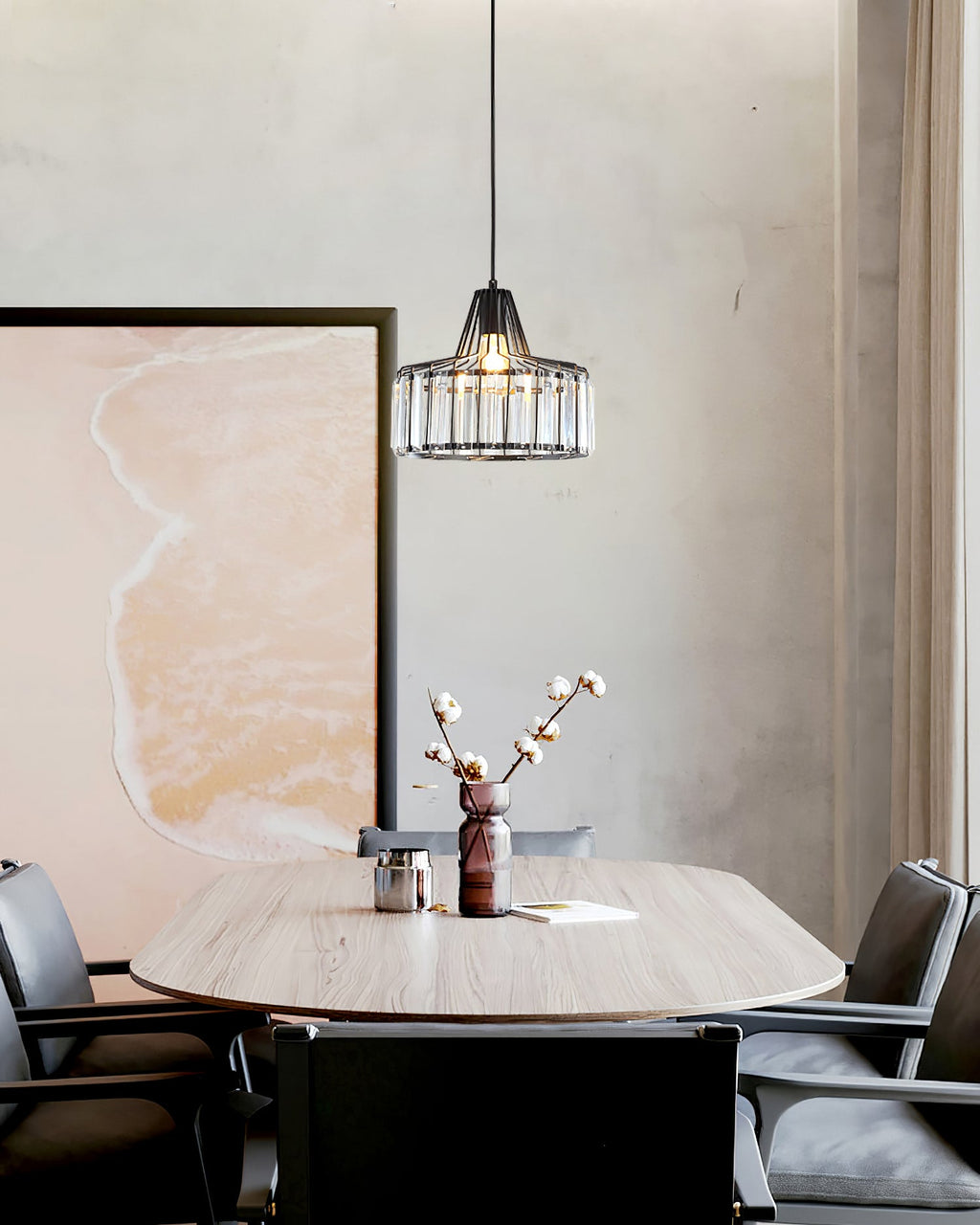 WINTHROP CRYSTAL DROPLET HANGING LIGHT