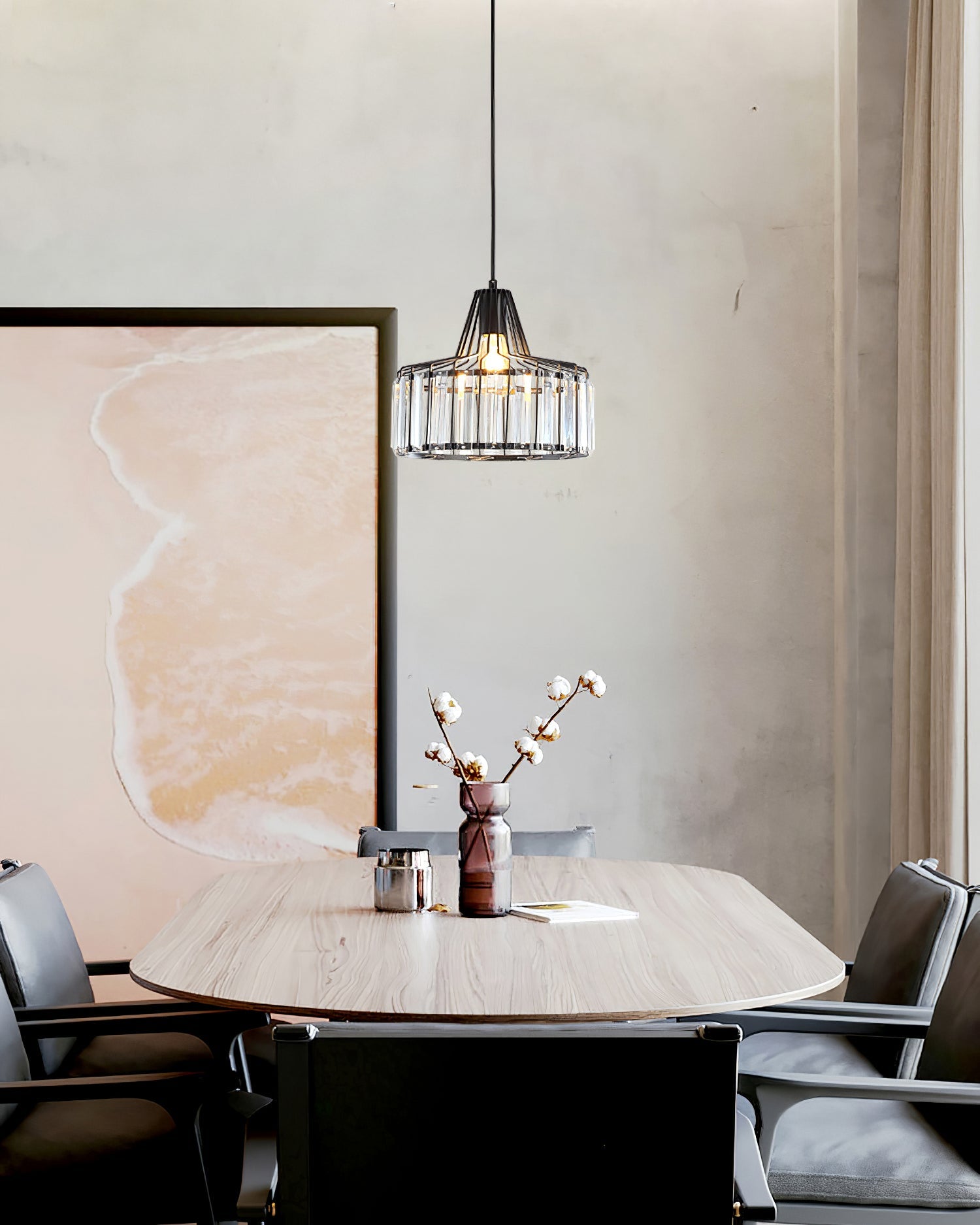 WINTHROP CRYSTAL DROPLET HANGING LIGHT