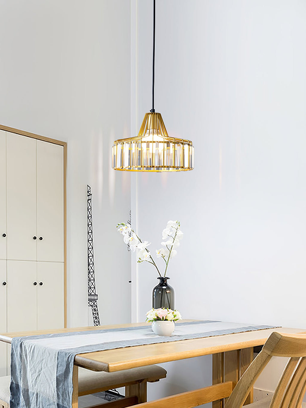 WINTHROP CRYSTAL DROPLET HANGING LIGHT