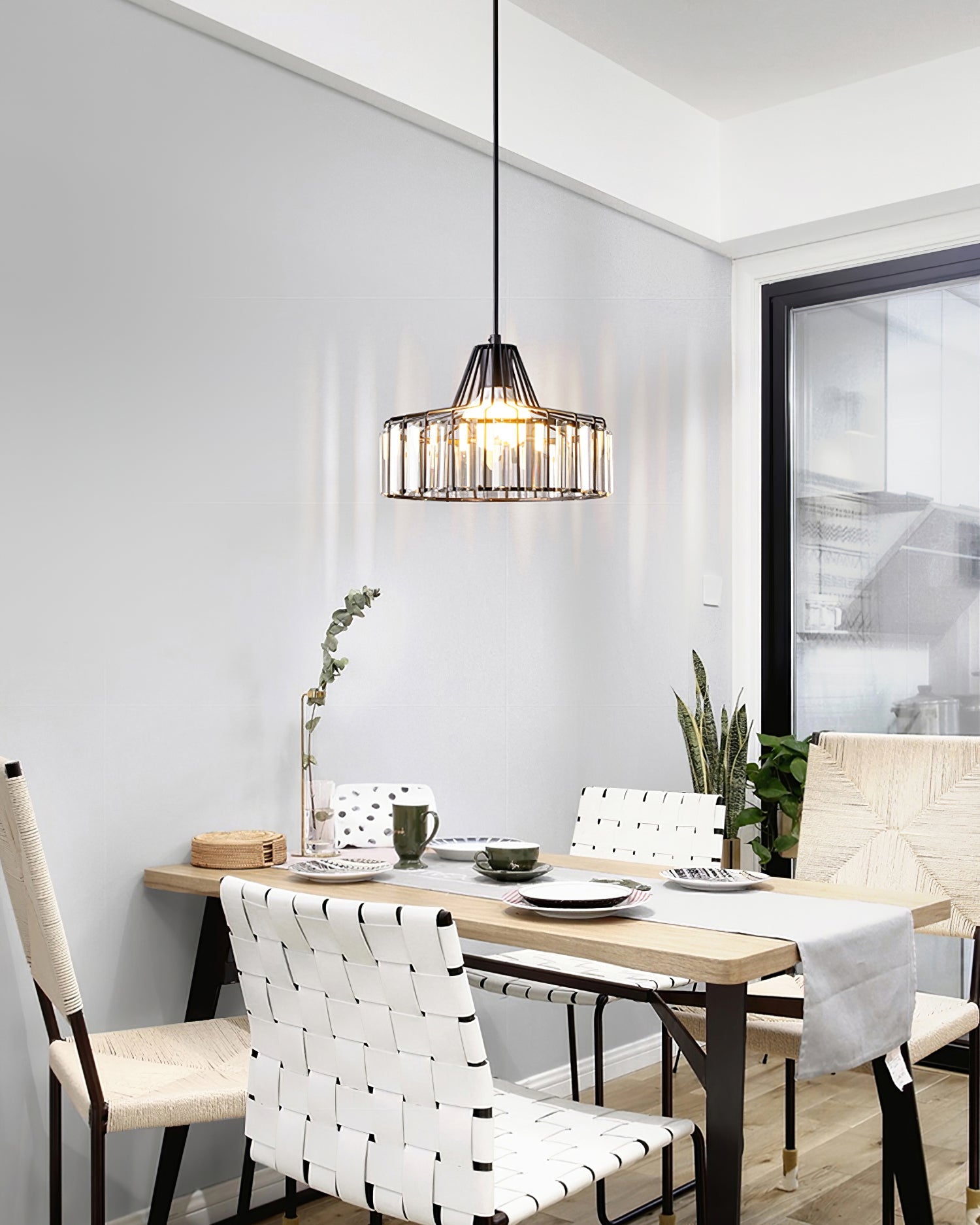 WINTHROP CRYSTAL DROPLET HANGING LIGHT