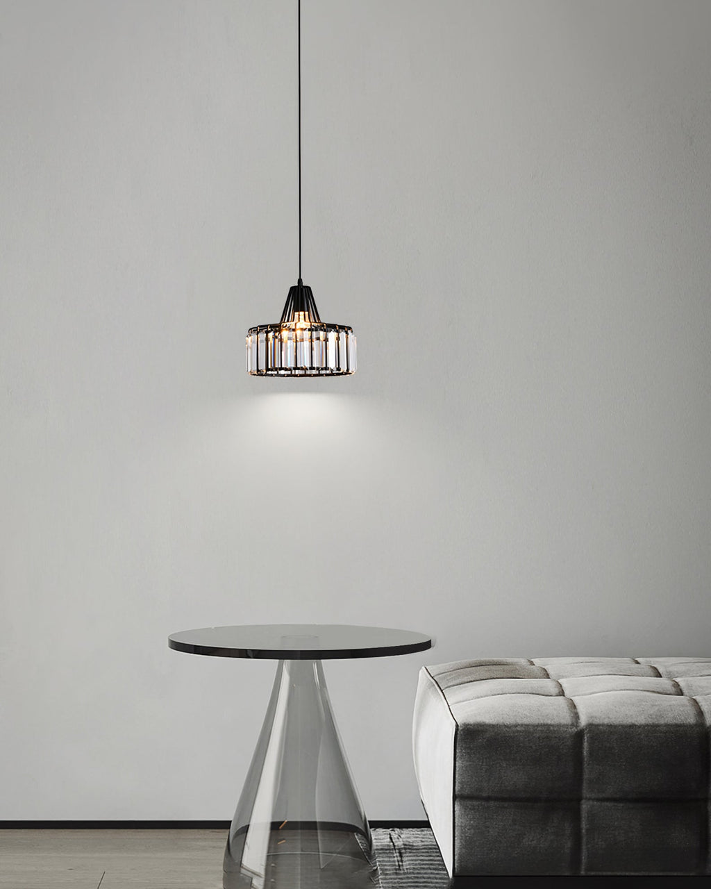 WINTHROP CRYSTAL DROPLET HANGING LIGHT