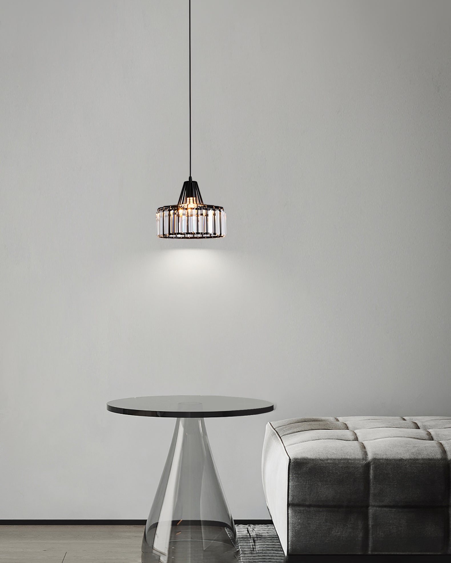 WINTHROP CRYSTAL DROPLET HANGING LIGHT