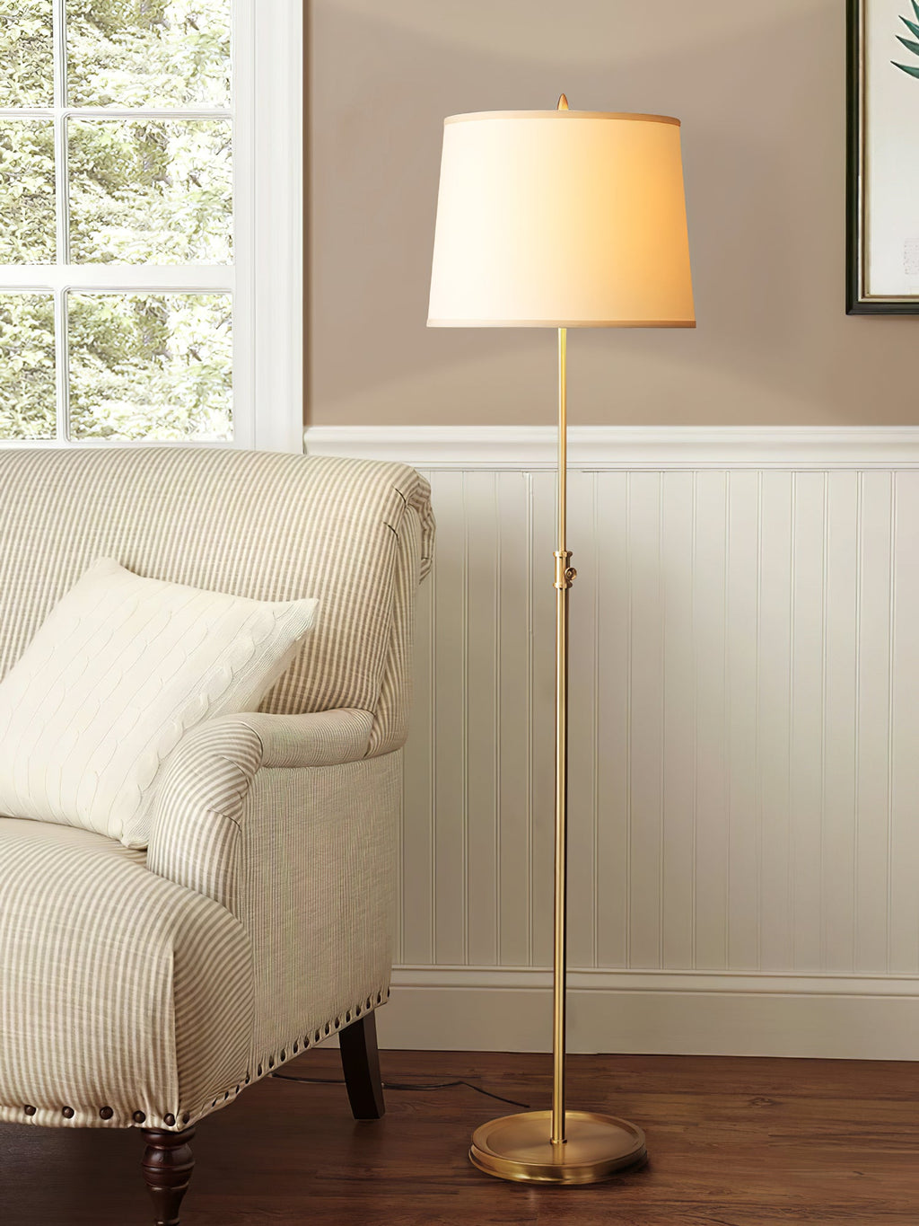 Winthrop Vintage Arc Floor Lantern