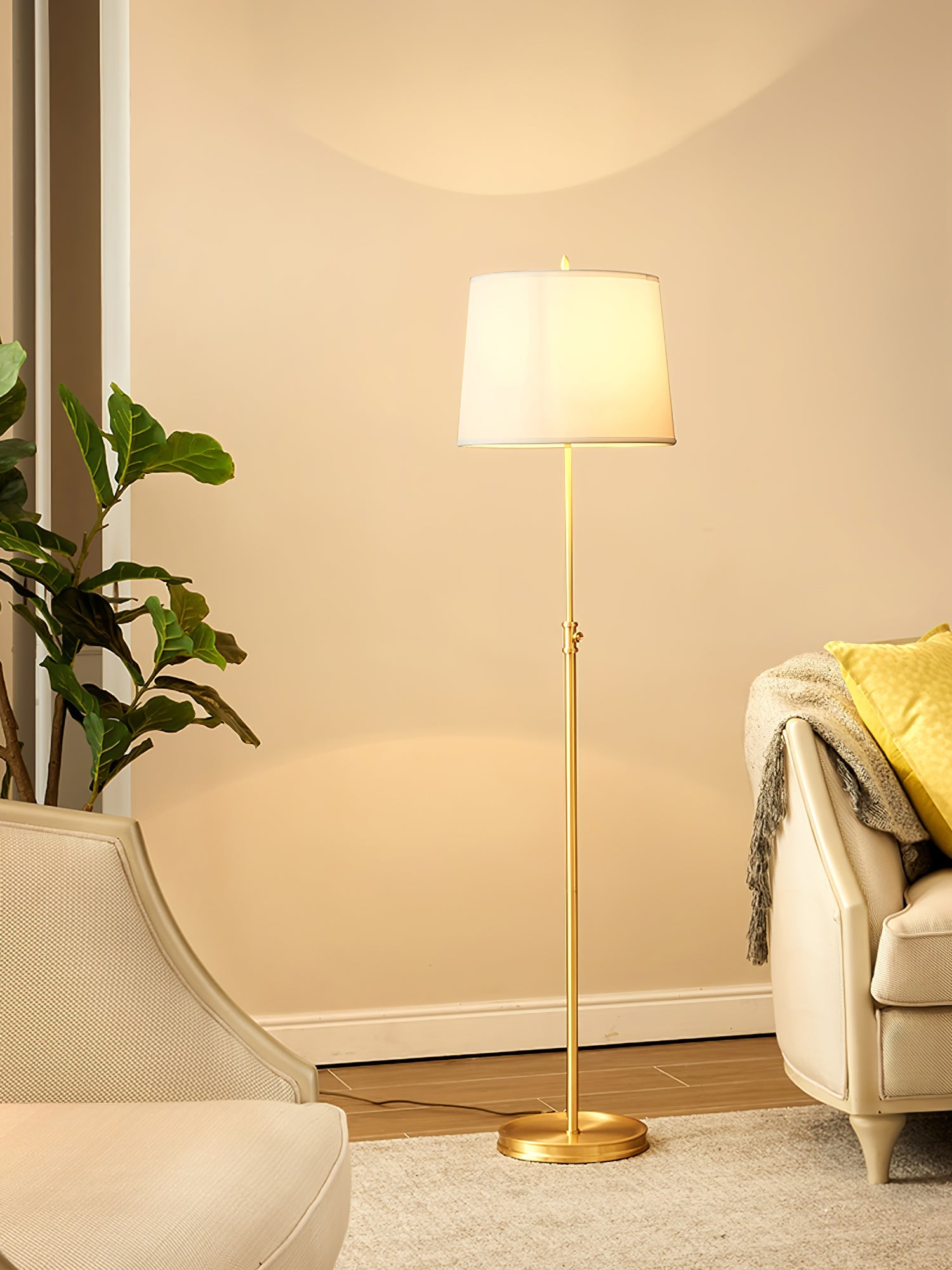 Winthrop Vintage Arc Floor Lantern