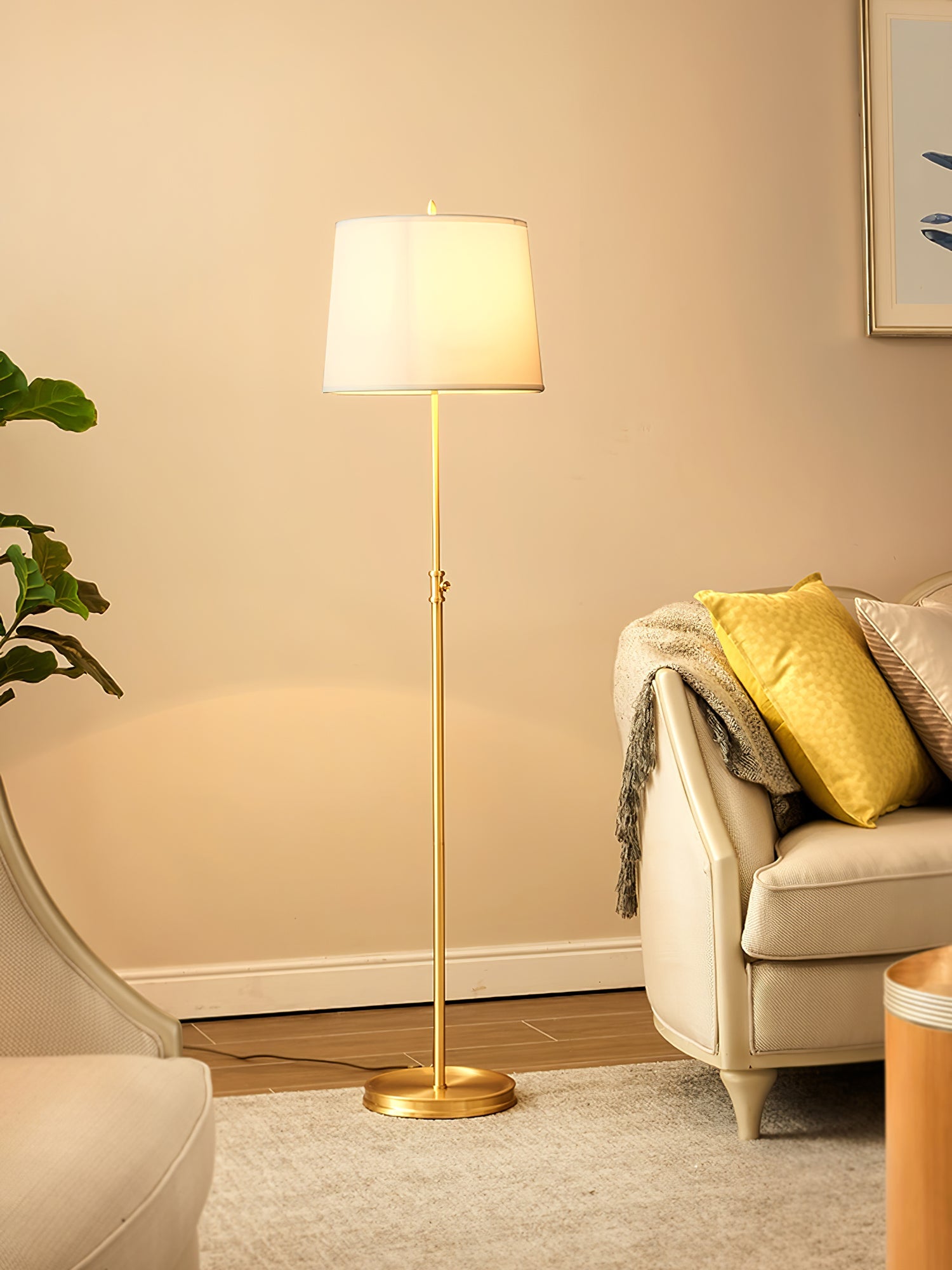 Winthrop Vintage Arc Floor Lantern