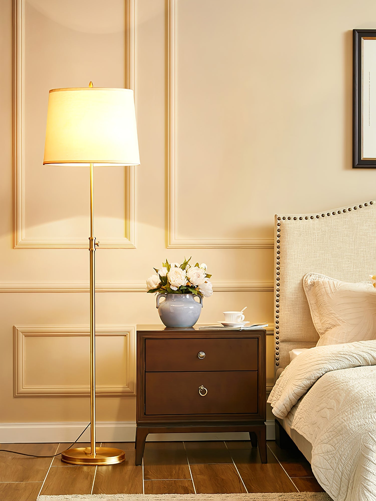 Winthrop Vintage Arc Floor Lantern