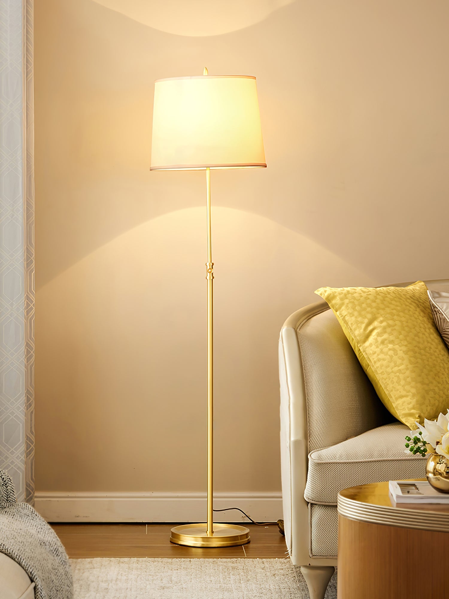 Winthrop Vintage Arc Floor Lantern