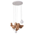FENWICK WOODEN ORB LUMINAIRE