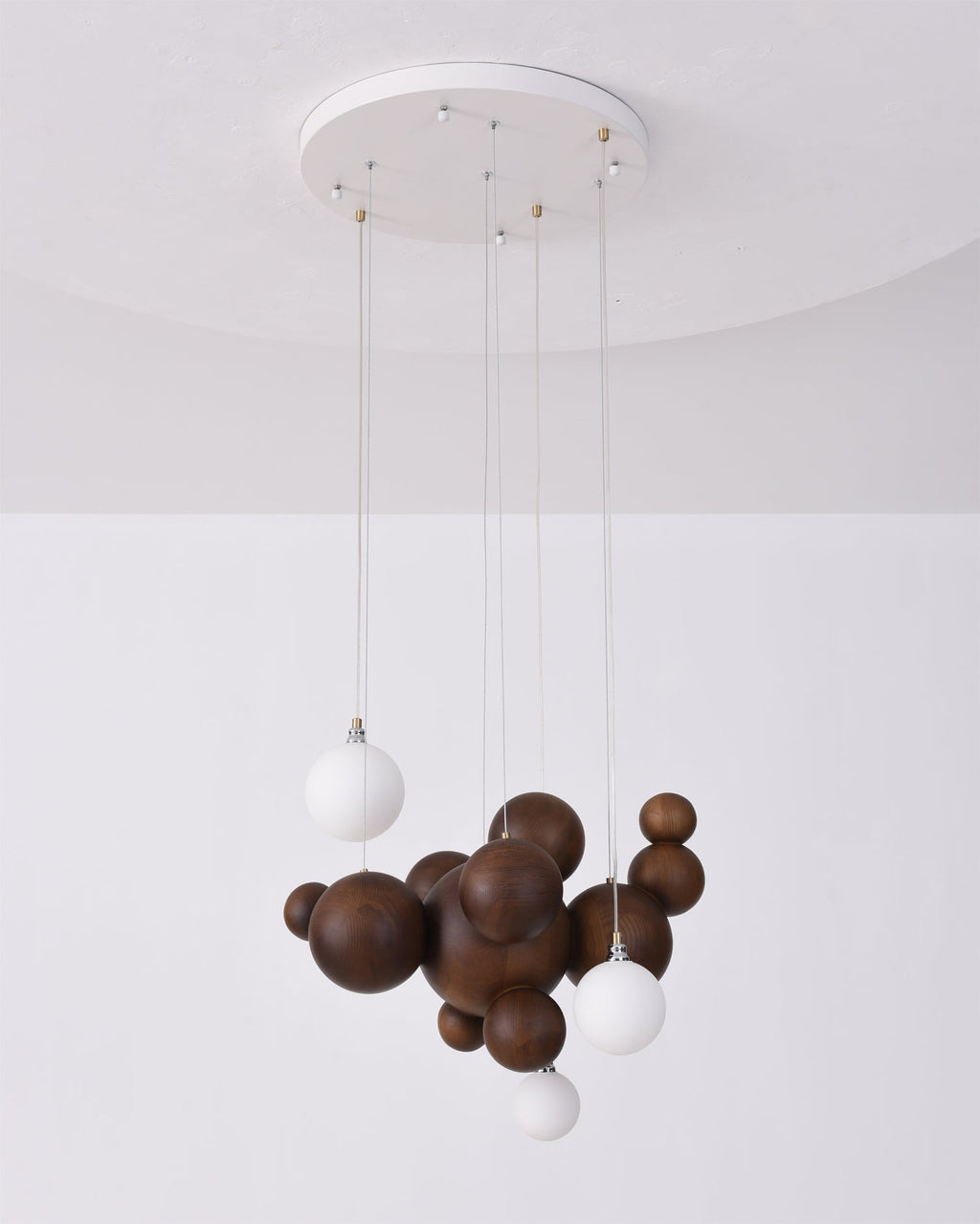 FENWICK WOODEN ORB LUMINAIRE