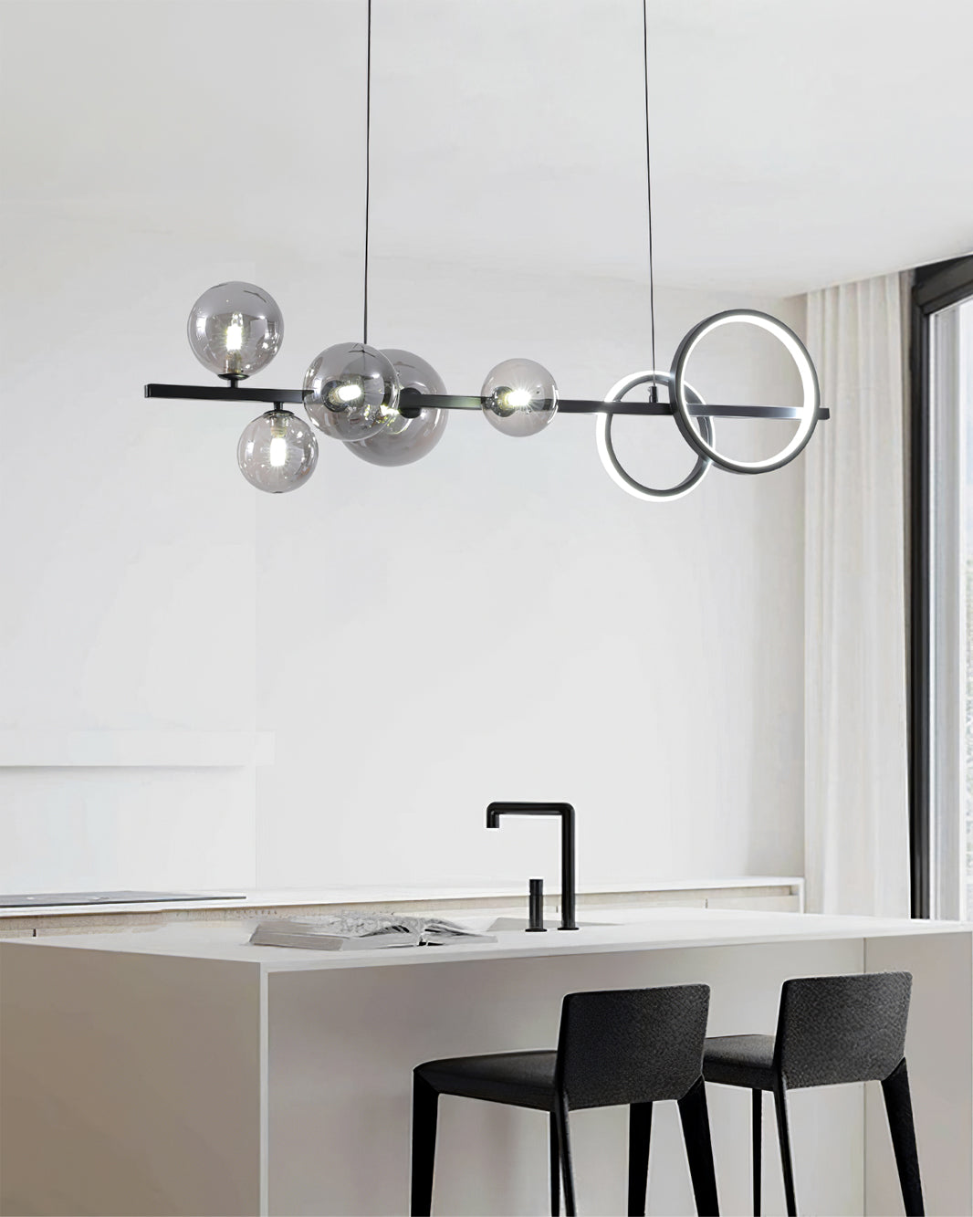 FENWICK CRYSTAL DROPLET LIGHTING FIXTURE