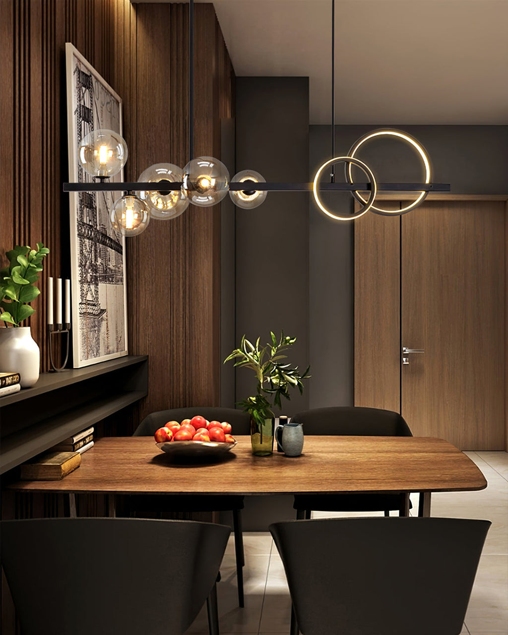 FENWICK CRYSTAL DROPLET LIGHTING FIXTURE