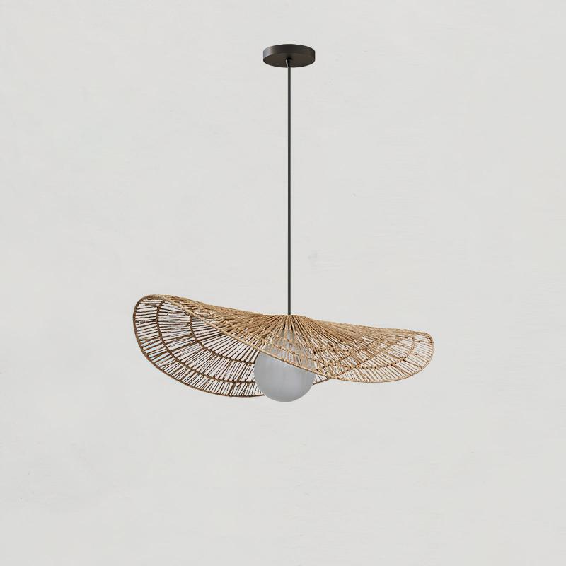 WINTERBOURNE WOVEN RATTAN CEILING LANTERN