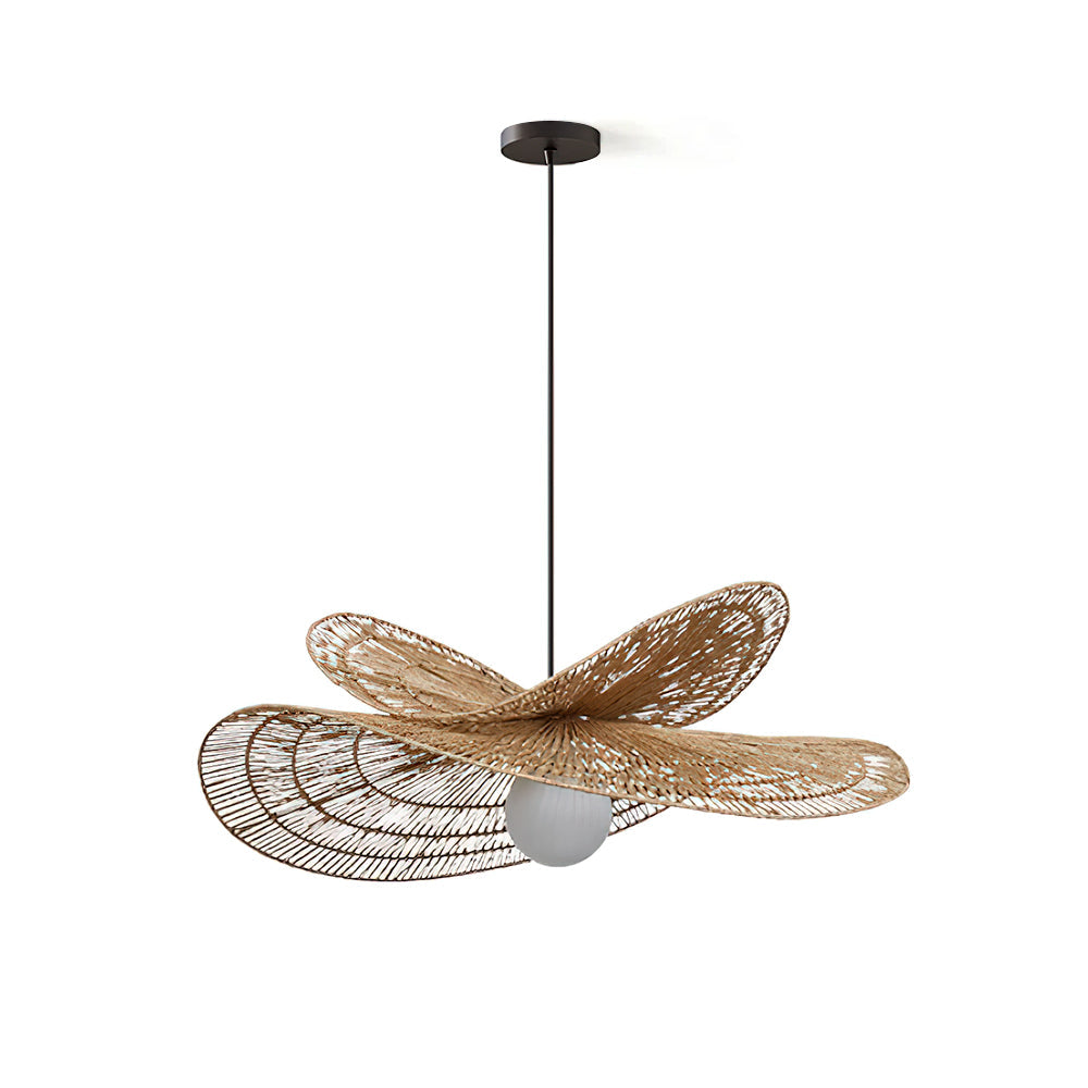 WINTERBOURNE WOVEN RATTAN CEILING LANTERN