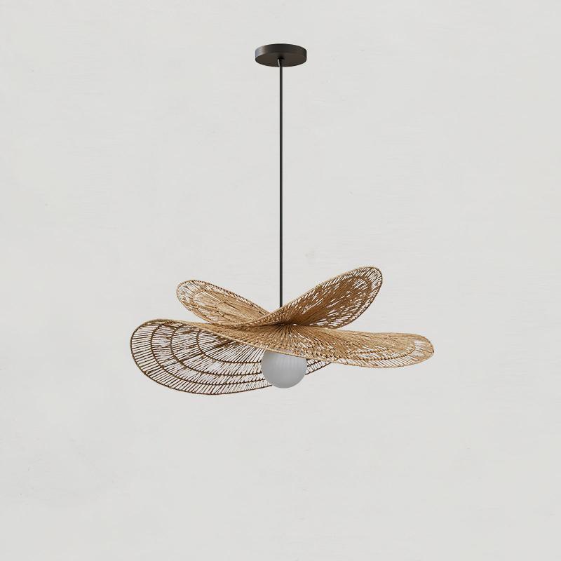 WINTERBOURNE WOVEN RATTAN CEILING LANTERN