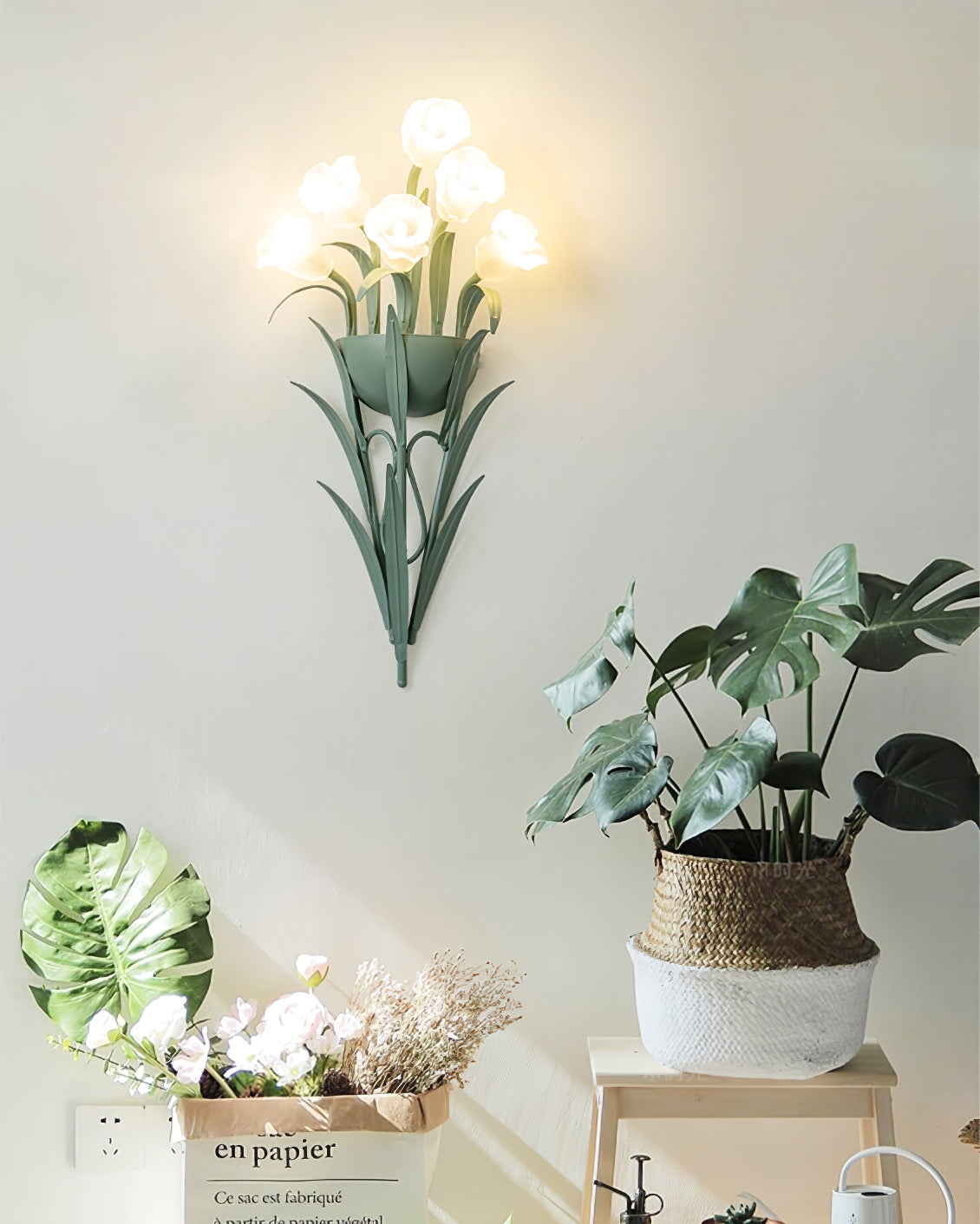 FENWICK VINTAGE BRASS WALL SCONCE