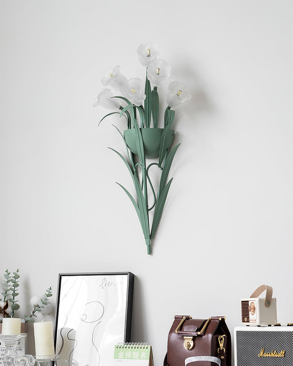 FENWICK VINTAGE BRASS WALL SCONCE