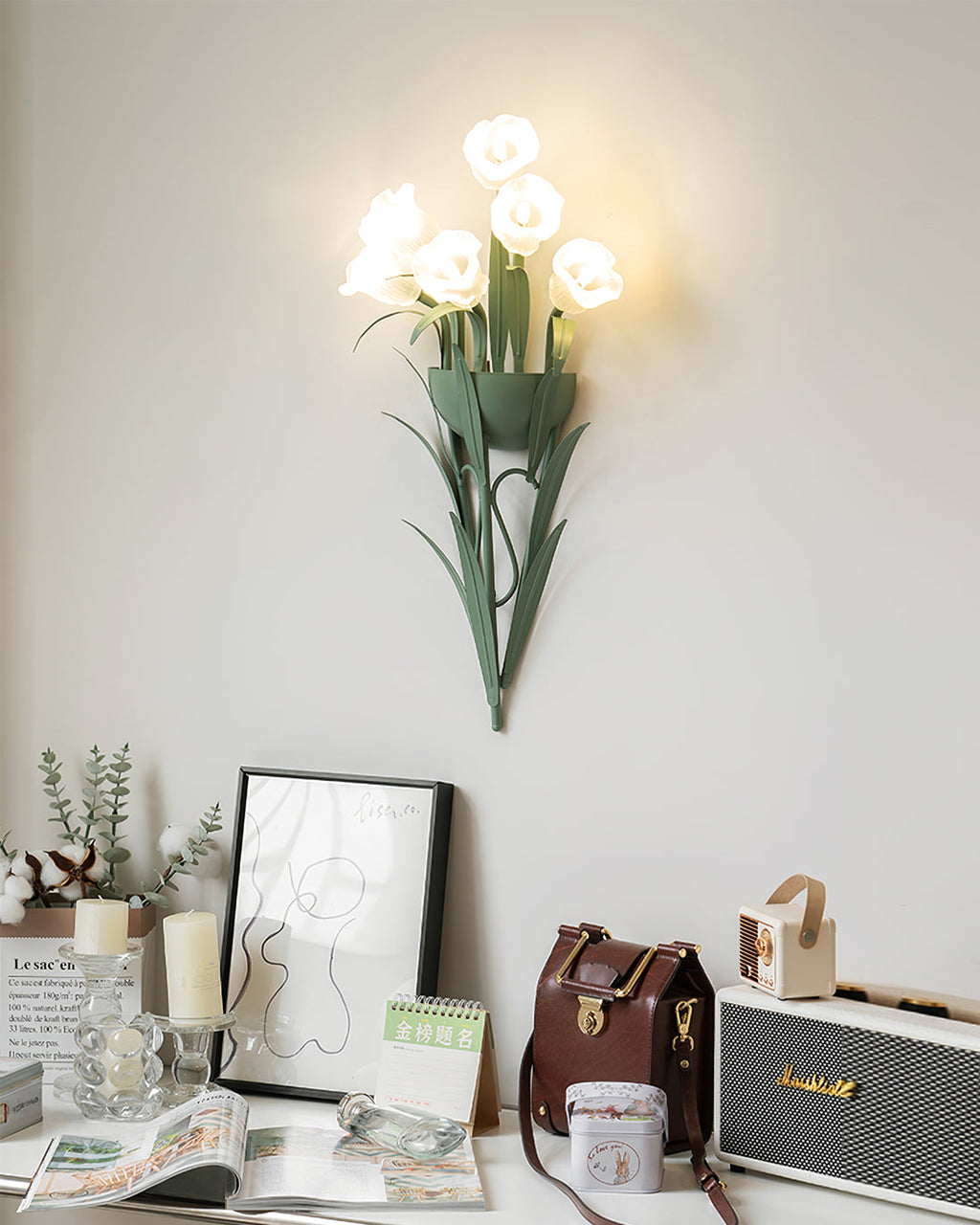 FENWICK VINTAGE BRASS WALL SCONCE