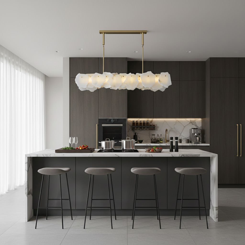 FENWICK IVORY CRYSTAL LUMINAIRE
