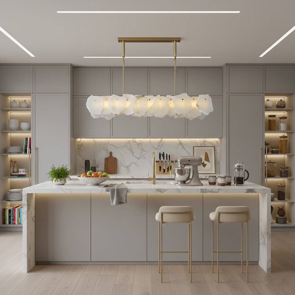 FENWICK IVORY CRYSTAL LUMINAIRE
