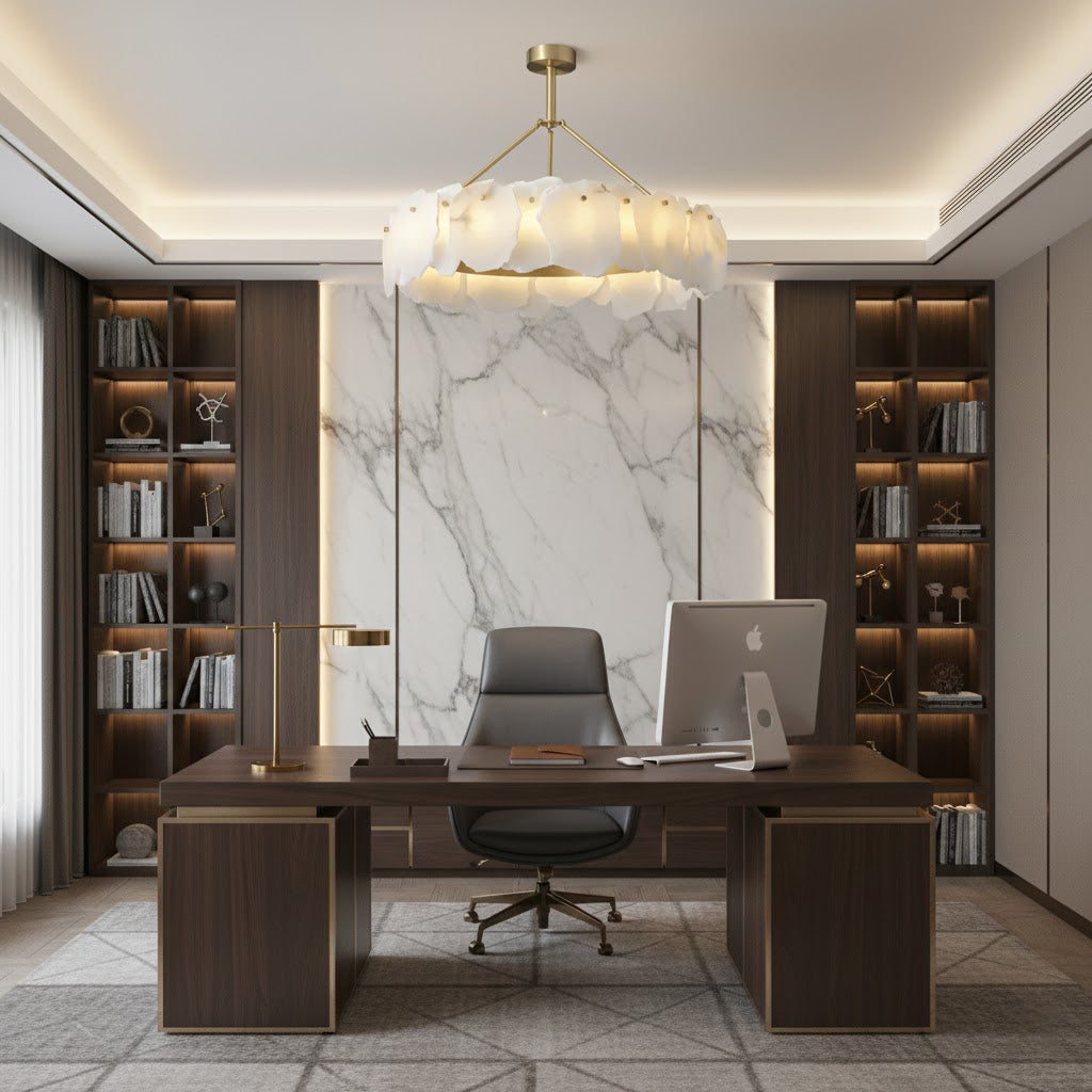 FENWICK IVORY CRYSTAL LUMINAIRE