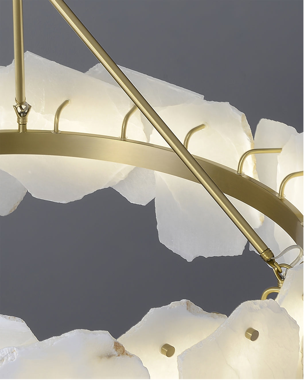 FENWICK IVORY CRYSTAL LUMINAIRE