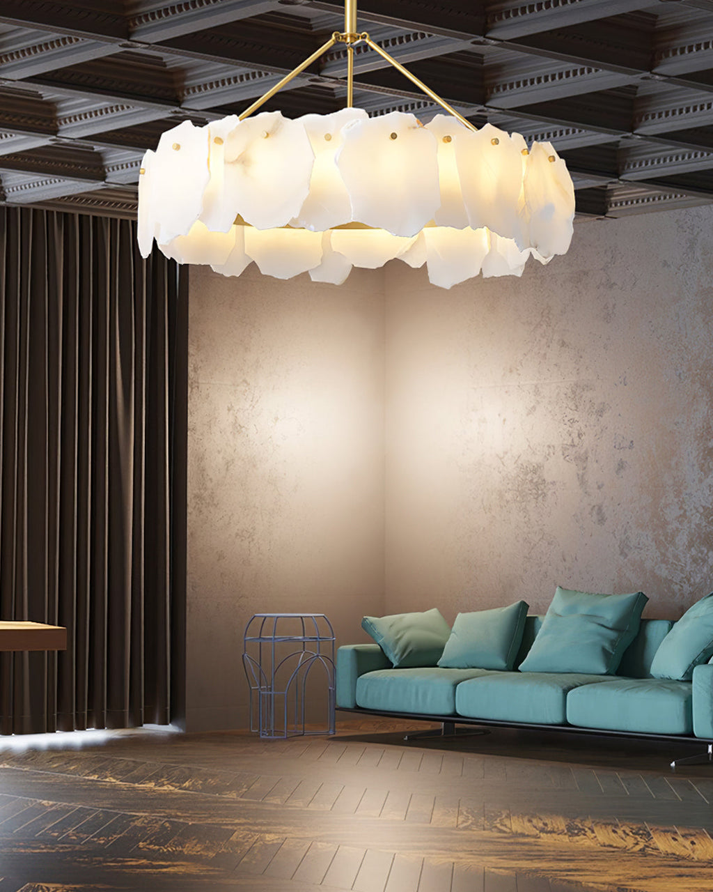 FENWICK IVORY CRYSTAL LUMINAIRE