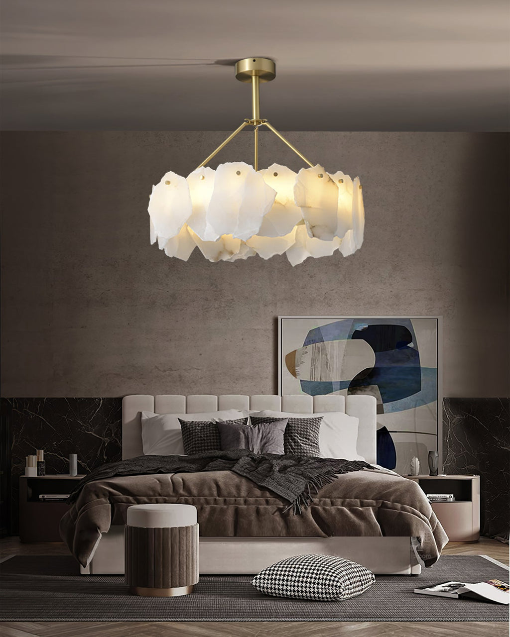 FENWICK IVORY CRYSTAL LUMINAIRE