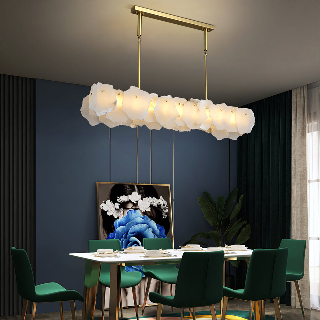 FENWICK IVORY CRYSTAL LUMINAIRE