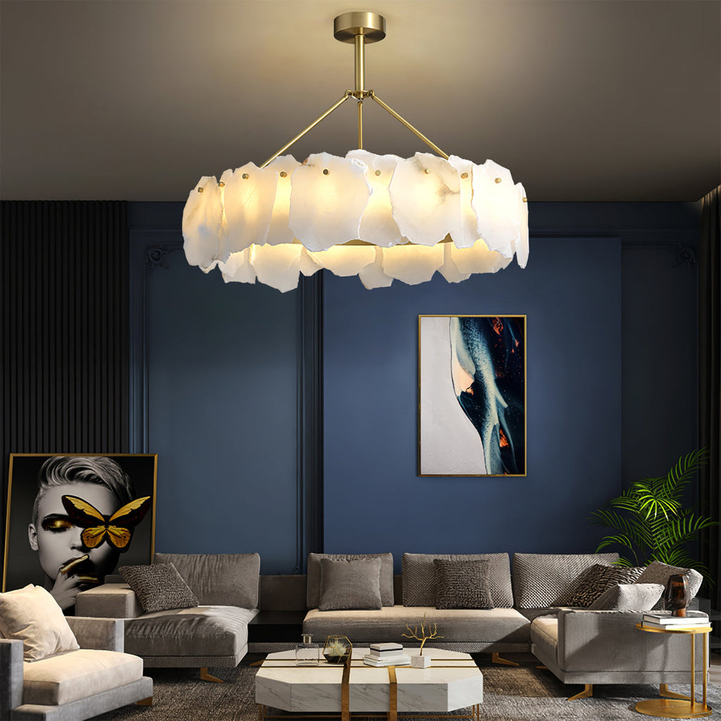 FENWICK IVORY CRYSTAL LUMINAIRE