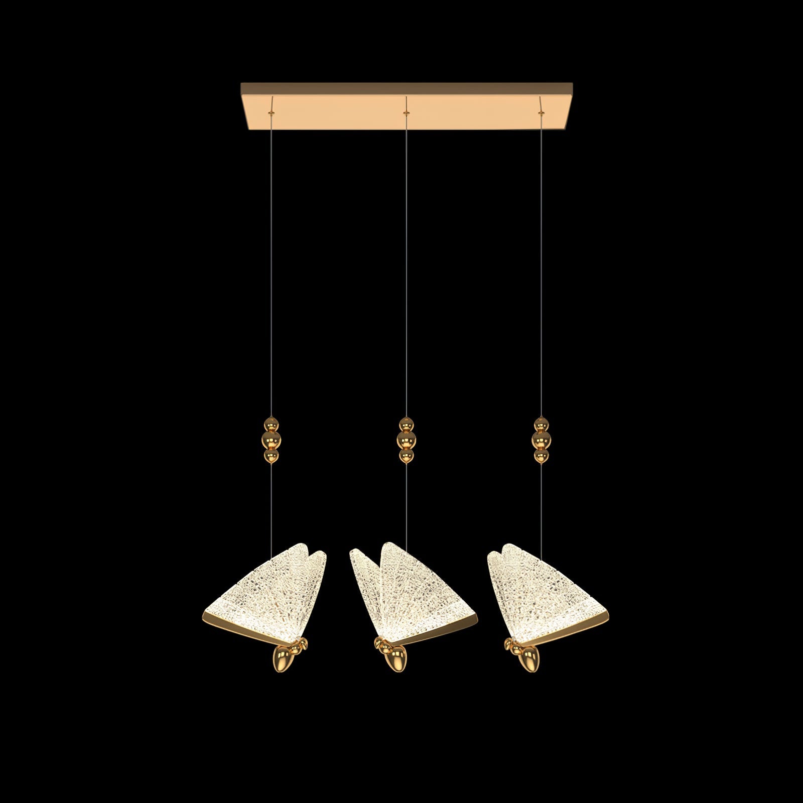 ALDERSON FLUTED WINGS HANGING LANTERN