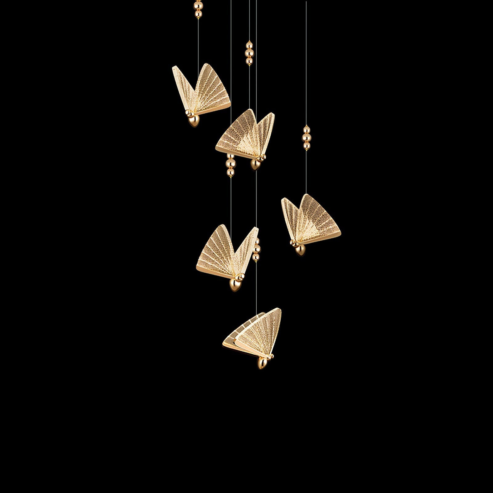 ALDERSON FLUTED WINGS HANGING LANTERN