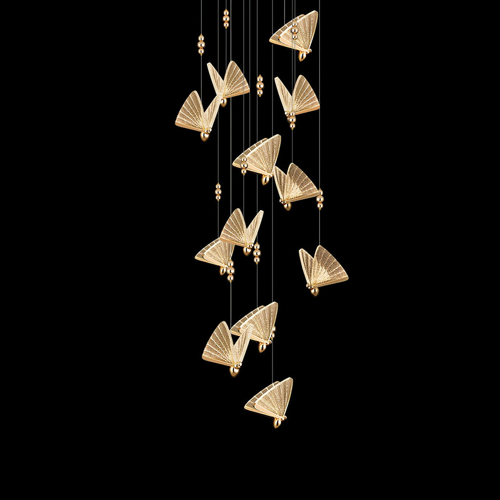 ALDERSON FLUTED WINGS HANGING LANTERN