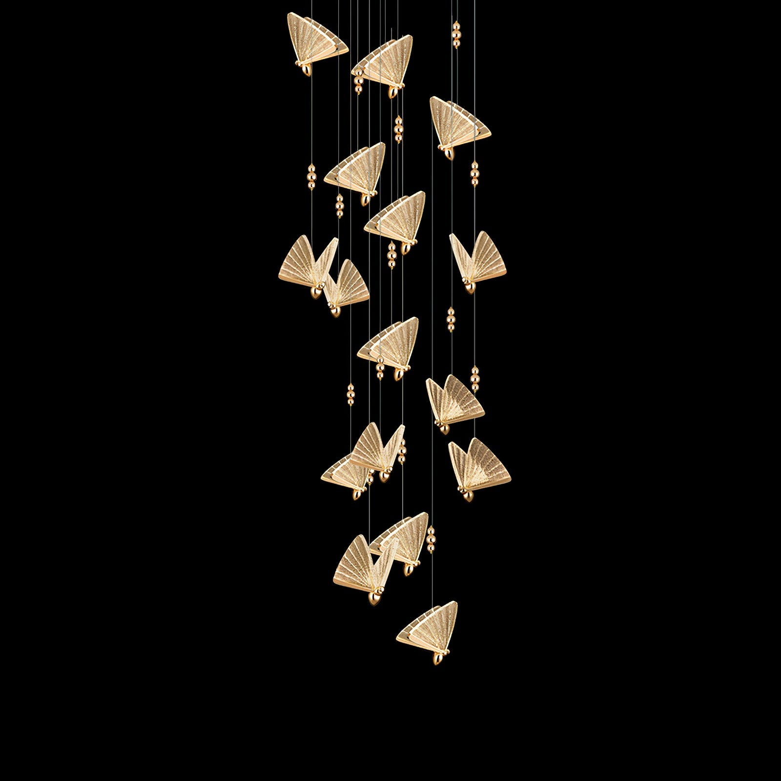 ALDERSON FLUTED WINGS HANGING LANTERN