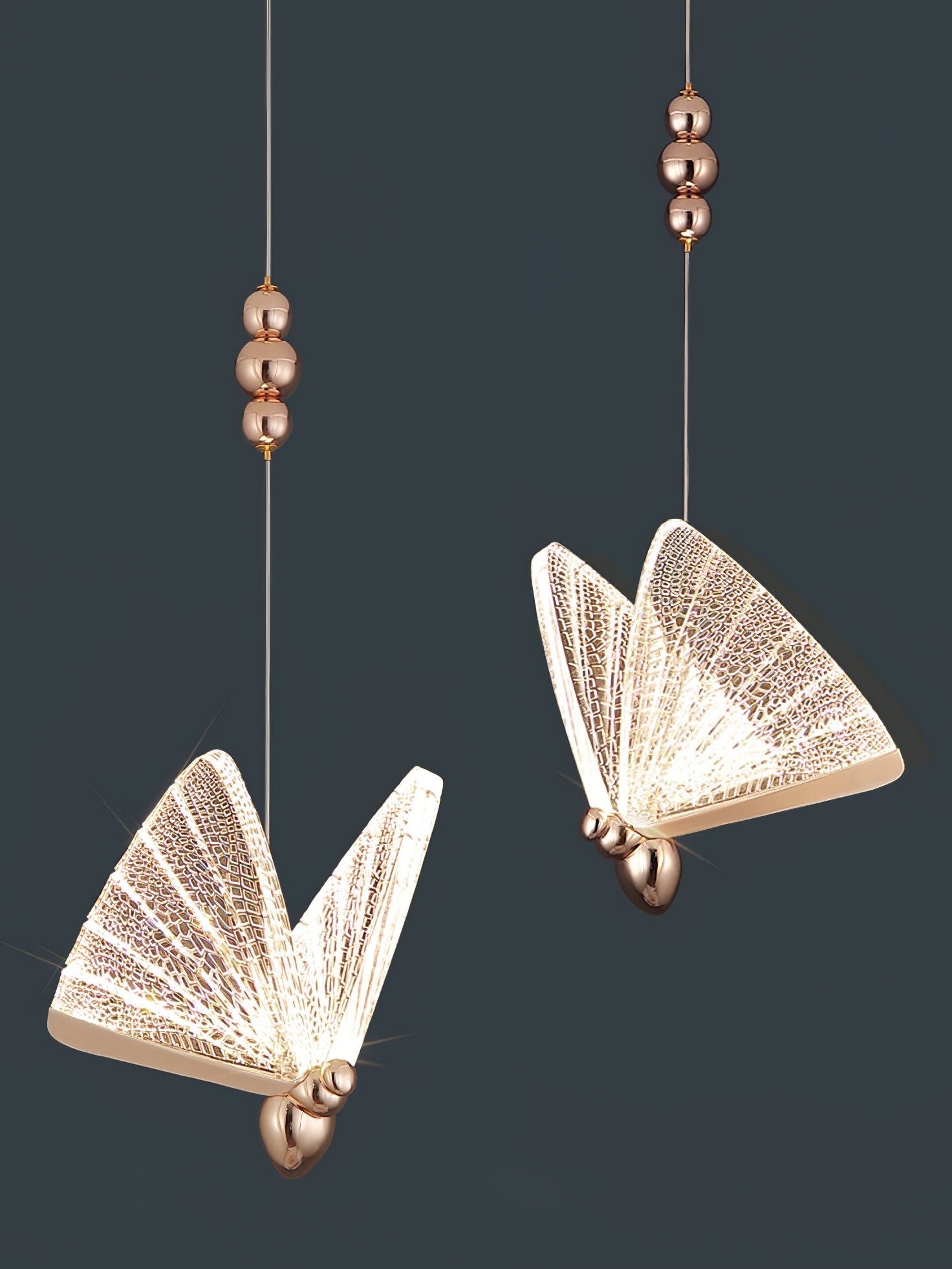 ALDERSON FLUTED WINGS HANGING LANTERN