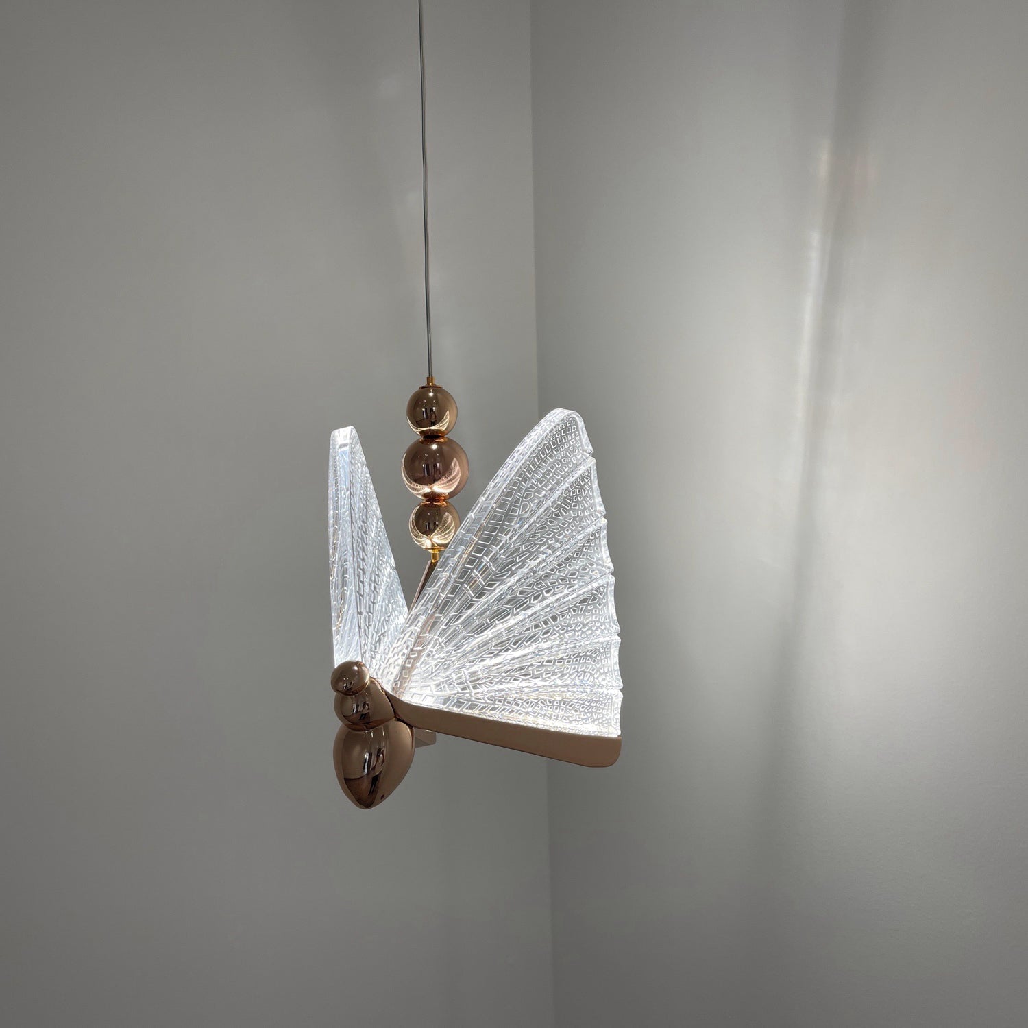 ALDERSON FLUTED WINGS HANGING LANTERN