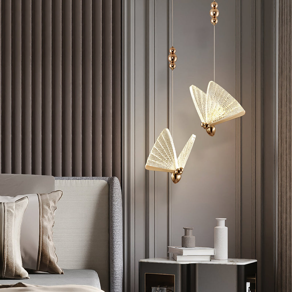 ALDERSON FLUTED WINGS HANGING LANTERN
