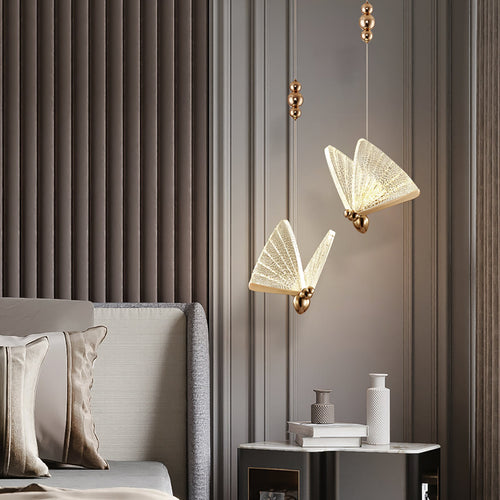 ALDERSON FLUTED WINGS HANGING LANTERN