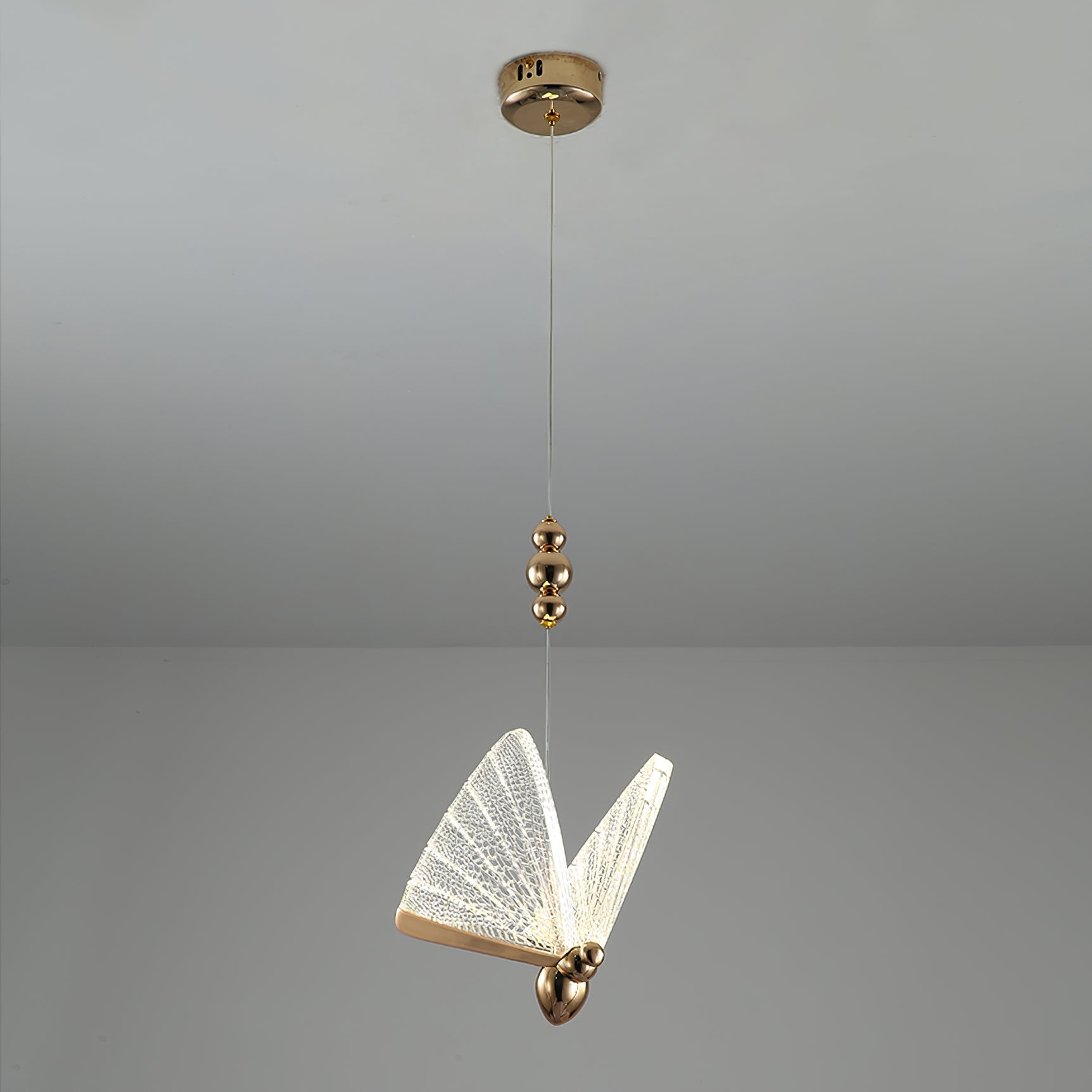 ALDERSON FLUTED WINGS HANGING LANTERN