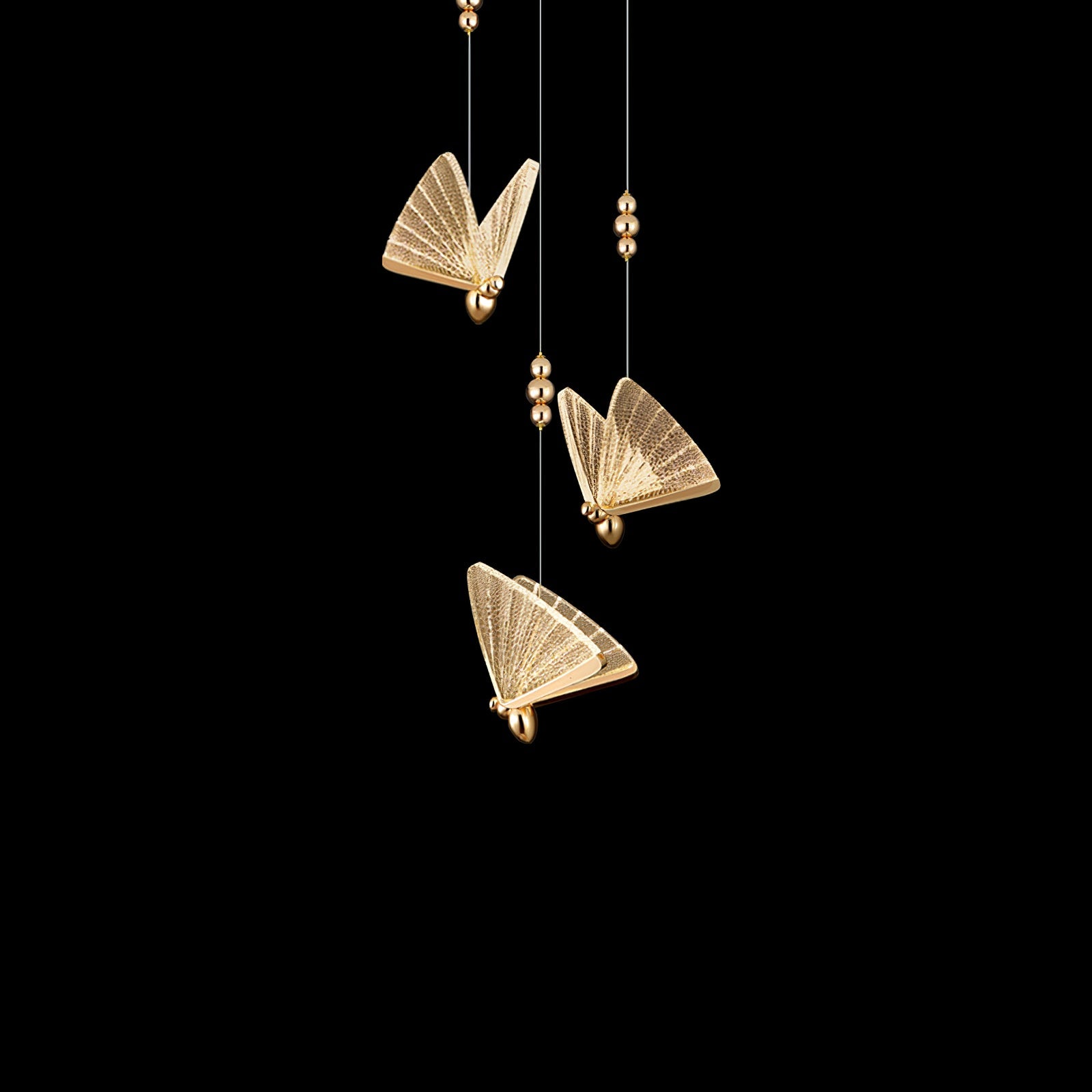 ALDERSON FLUTED WINGS HANGING LANTERN