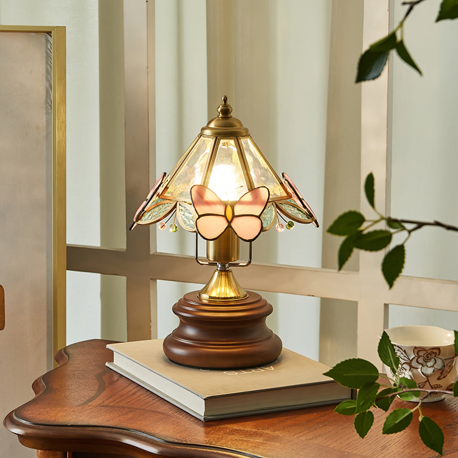 FLORENCE GOSSAMER WING TABLE LANTERN