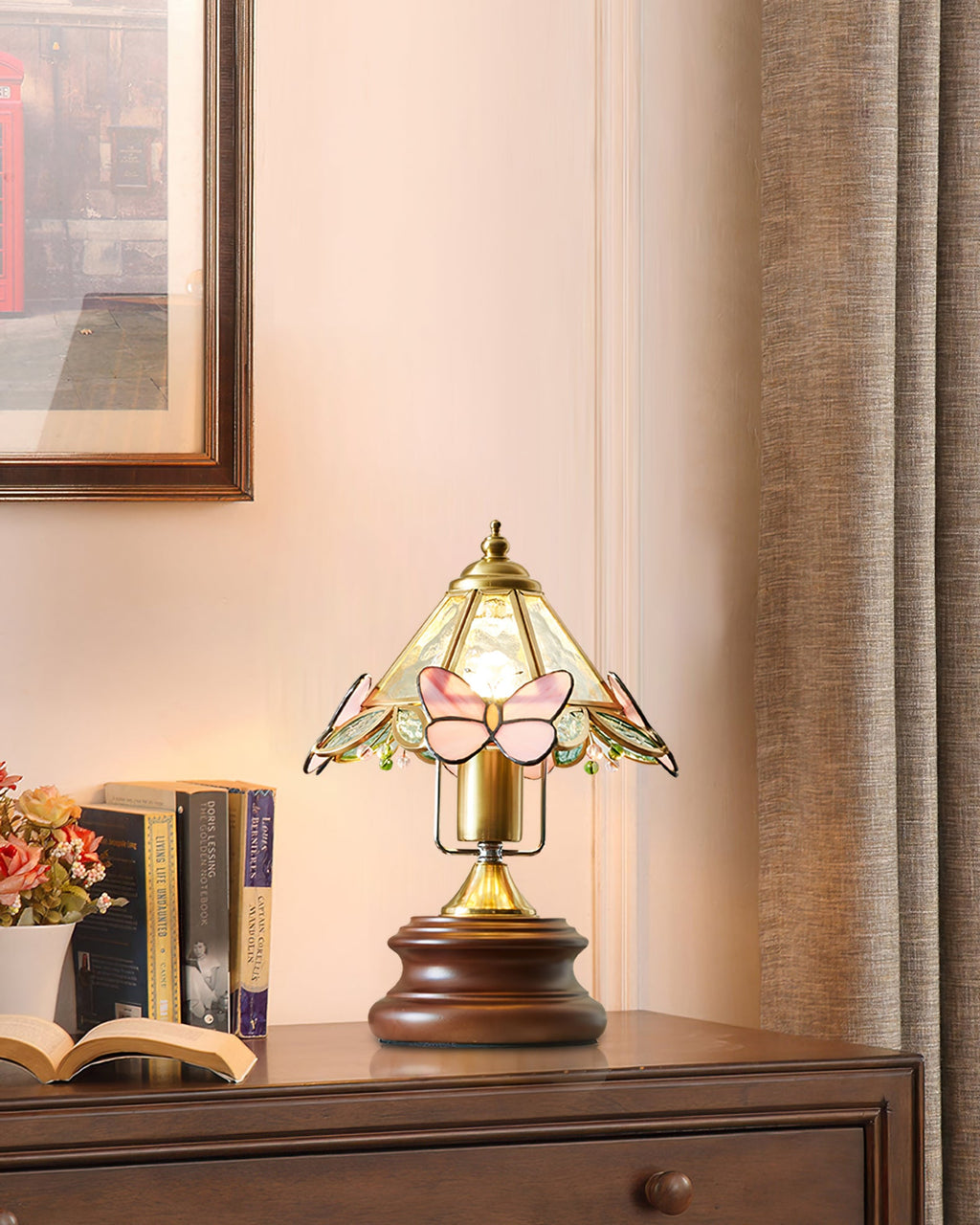 FLORENCE GOSSAMER WING TABLE LANTERN