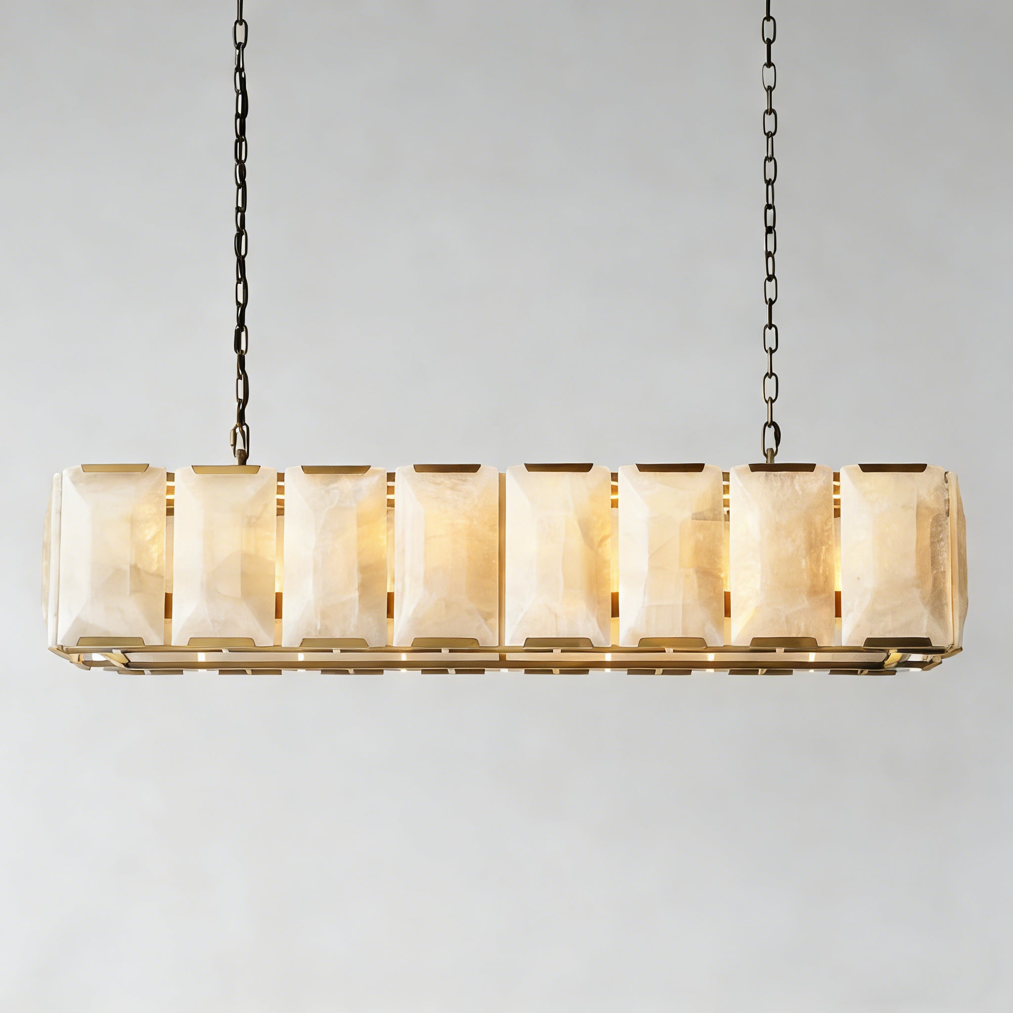 VILLENEUVE CALCITE RECTANGULAR CEILING LUMINAIRE