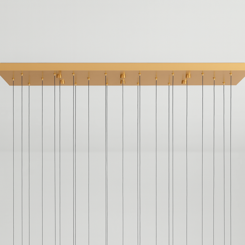 VERDANTIA RECTANGULAR LUMINAIRE, Contemporary Illumination for Dining and Living Spaces