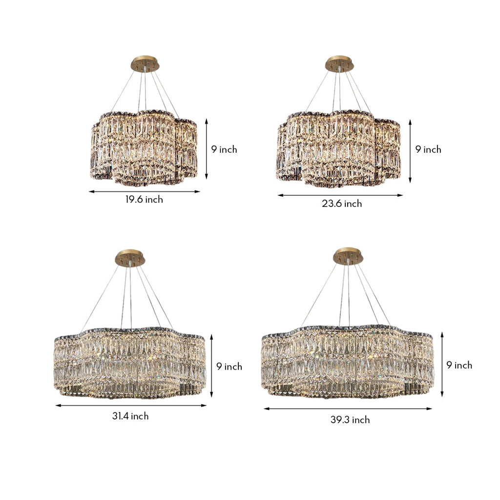 WINTERBOURNE CRYSTAL SPHERE CHANDELIER, MODERN MINIMALIST DESIGN