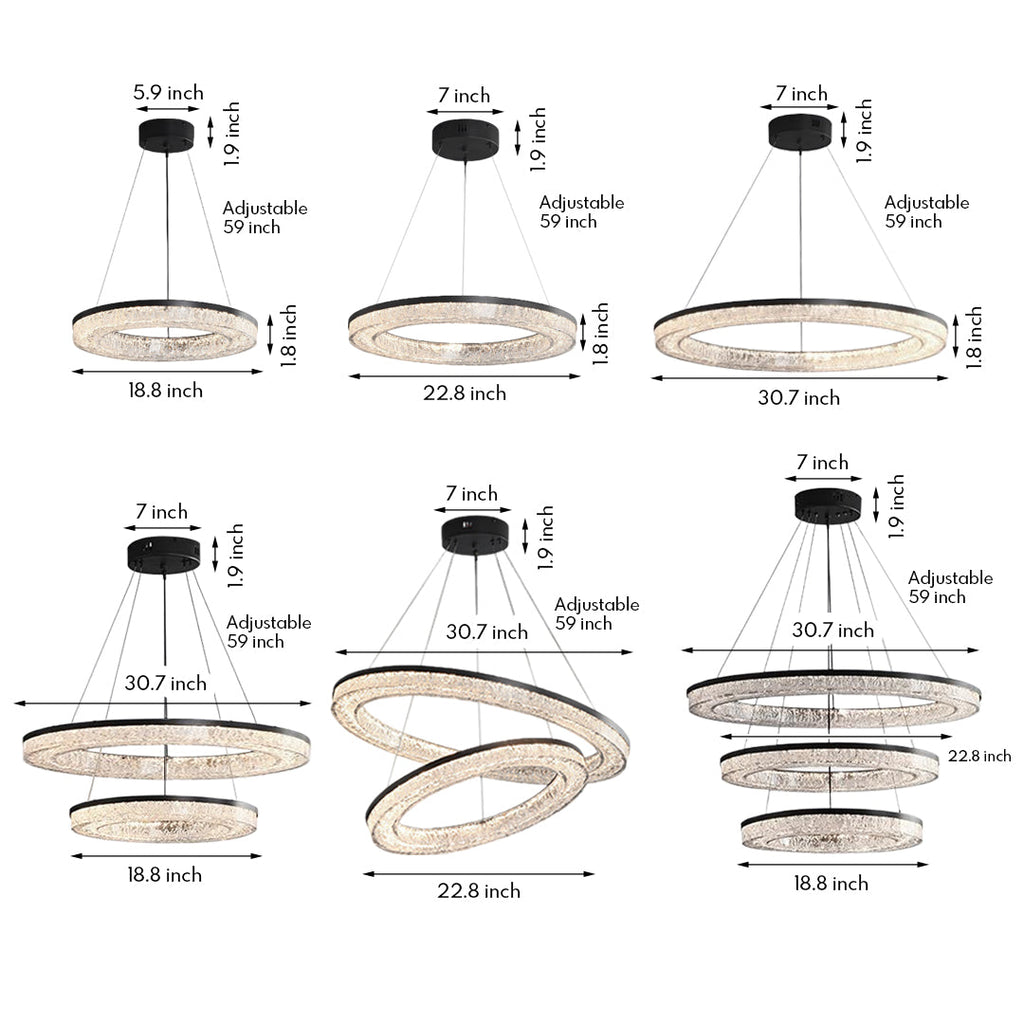 WINDSOR CIRCLE ILLUMINATION RING CHANDELIER